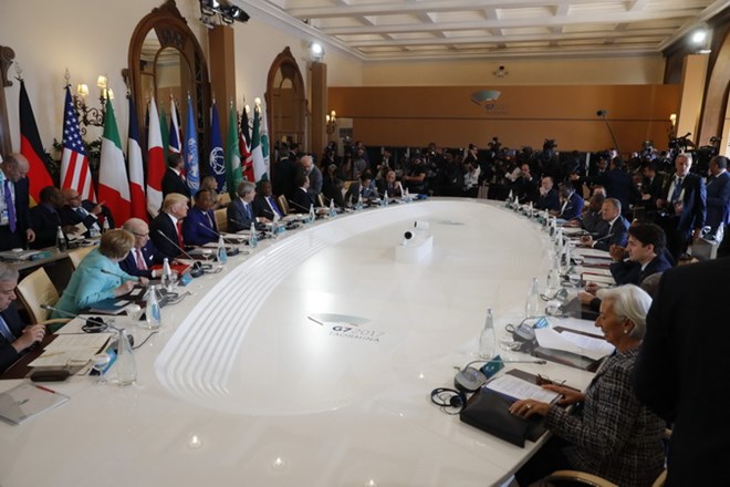 G7 ra tuyên bố chung về tình hình Triều Tiên và Biển Đông