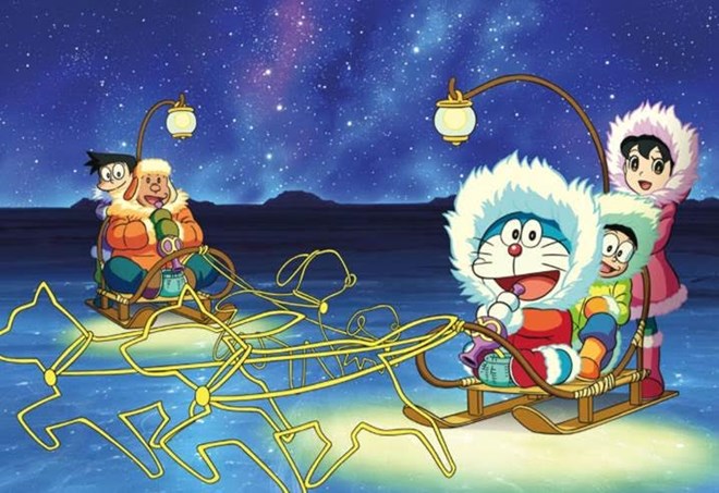 Doraemon thám hiểm Nam Cực: Món quà 1-6 dễ thương cho trẻ em