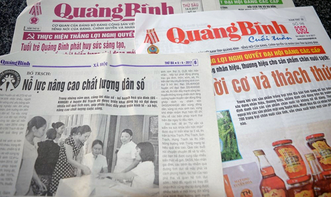 Báo Quảng Bình đưa Luật Báo chí năm 2016 đi vào hoạt động