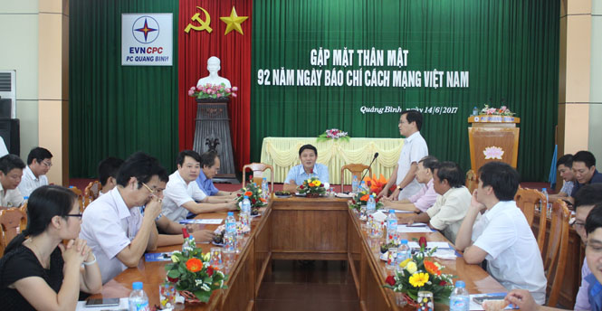 Công ty Điện lực Quảng Bình gặp mặt các cơ quan báo chí