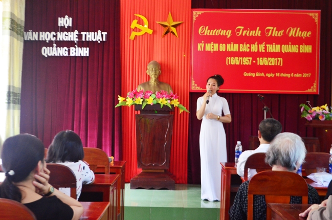 Chương trình thơ, nhạc kỷ niệm 60 năm Ngày Bác Hồ về thăm Quảng Bình