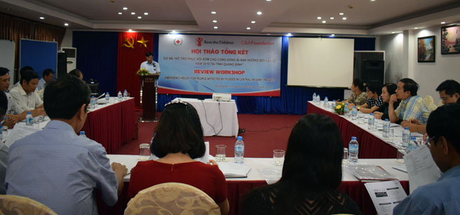 Hội Chữ thập đỏ: Tổng kết Dự án "Hỗ trợ phục hồi sớm cho cộng đồng bị ảnh hưởng bởi lũ lụt năm 2016 tại Quảng Bình"