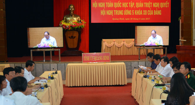 Hội nghị trực tuyến toàn quốc học tập, quán triệt Nghị quyết Trung ương 5 (khóa XII)