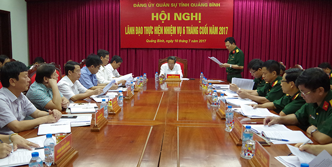 Đảng ủy Quân sự tỉnh: Quyết tâm thực hiện tốt nhiệm vụ 6 tháng cuối năm