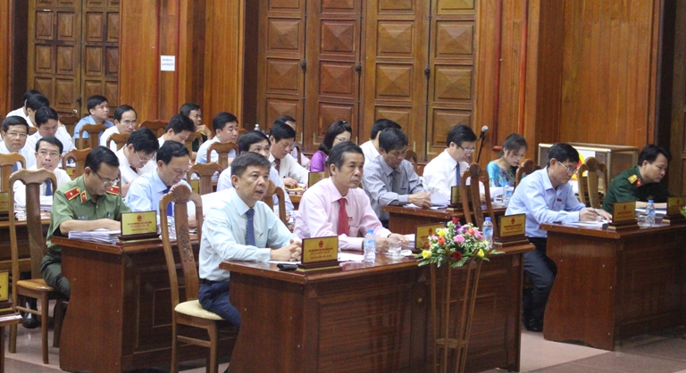 Ngày làm việc thứ nhất, kỳ họp thứ 5, HĐND tỉnh khoá XVII