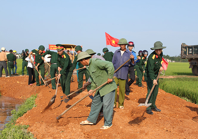 LLVT huyện Quảng Ninh: Dấu ấn một chặng đường thi đua