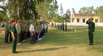 Ban CHQS huyện Tuyên Hóa: Sơ kết nhiệm vụ quân sự, quốc phòng 6 tháng đầu năm 2017