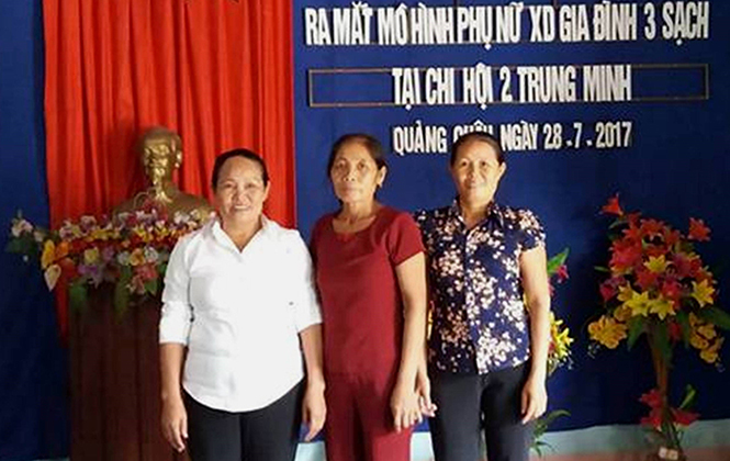 Ra mắt mô hình "Phụ nữ xây dựng gia đình 3 sạch"