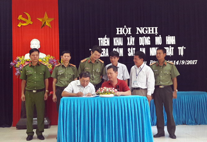 Triển khai mô hình "Camera giám sát an ninh trật tự" tại phường Hải Đình