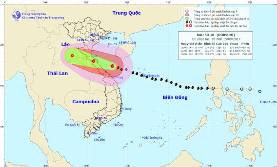 Thủ tướng Chính phủ chỉ đạo khẩn cấp ứng phó bão số 10
