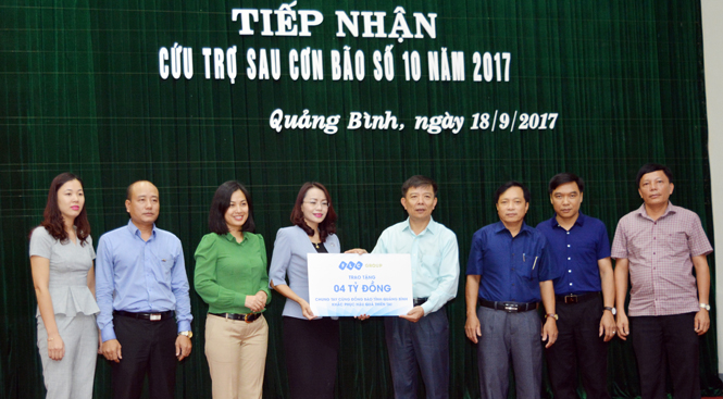 Tập đoàn FLC hỗ trợ 4 tỷ đồng khắc phục thiệt hại do bão