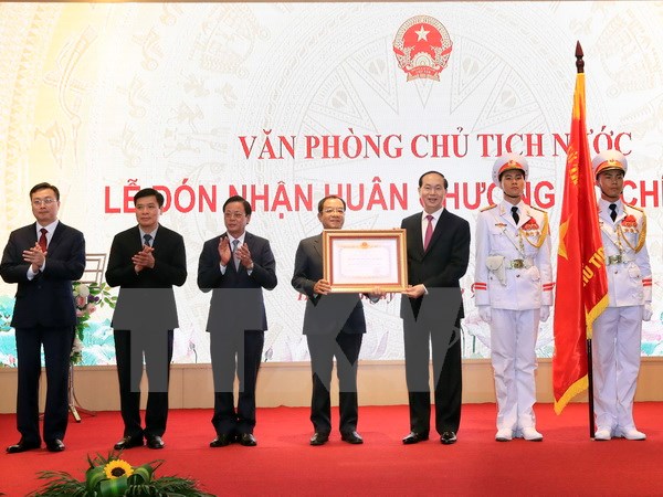 Chủ tịch nước dự kỷ niệm 25 năm tái lập Văn phòng Chủ tịch nước