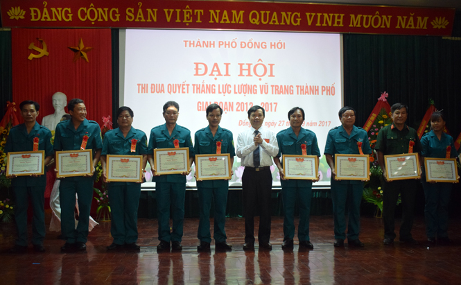 Đại hội thi đua quyết thắng LLVT TP. Đồng Hới