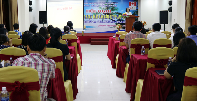 Tập huấn kỹ năng soạn thảo văn bản quy phạm pháp luật