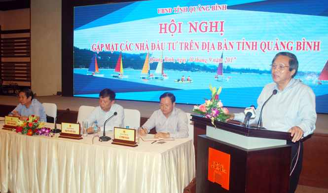 Tỉnh sẽ có những giải pháp mang tính đột phá, bền vững để thu hút các nhà đầu tư
