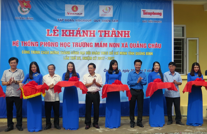 Khánh thành hệ thống phòng học Trường mầm non Quảng Châu