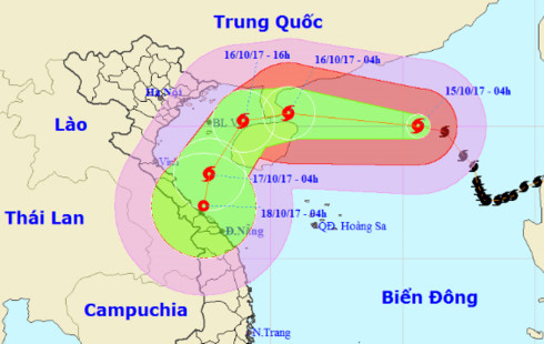 Tin mới nhất về cơn bão số 11