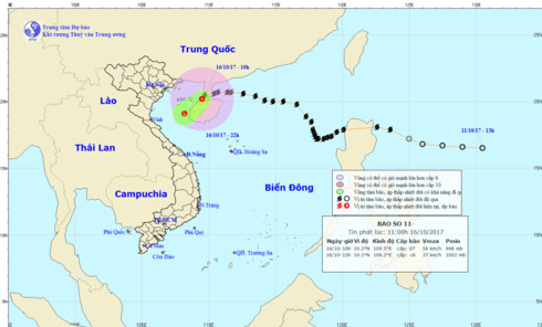 Bão số 11 suy yếu thành áp thấp nhiệt đới, đề phòng sạt lở do mưa lớn