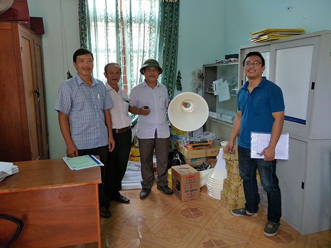 Bàn giao hệ thống loa truyền thanh cho 2 xã Trọng Hóa và Thượng Hoá