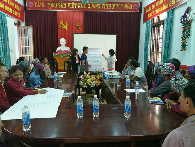 Tập huấn kỹ năng sống cho người khuyết tật dân tộc thiểu số xã Trọng Hóa