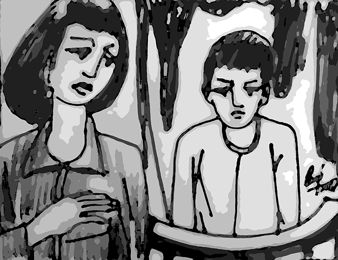 Nỗi khổ của người mẹ "đóng hai vai"