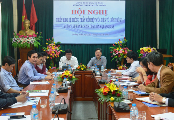 Triển khai hệ thống phần mềm một cửa điện tử liên thông và dịch vụ hành chính công