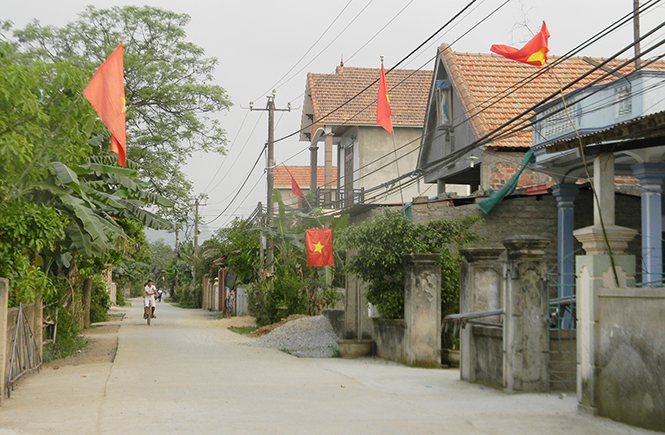 Đảng bộ xã Mai Hóa: Tập trung nâng cấp diện mạo nông thôn mới