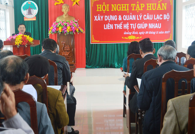 Hướng dẫn thành lập và quản lý câu lạc bộ liên thế hệ tự giúp nhau
