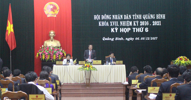 Khai mạc kỳ họp thứ 6 HĐND tỉnh khoá XVII