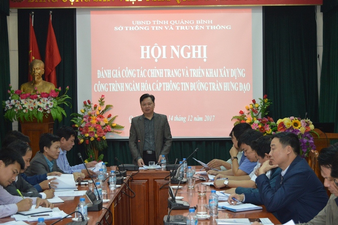 Triển khai xây dựng công trình ngầm hóa cáp thông tin đường Trần Hưng Đạo