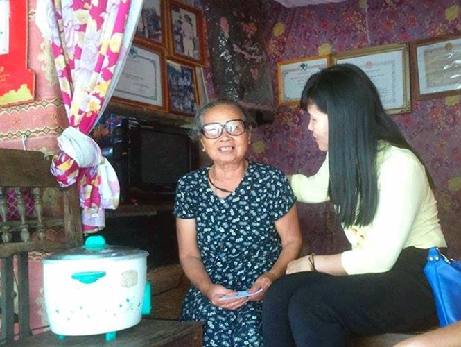 Hội LHPN thành phố Đồng Hới tích cực tham gia hoạt động nhân đạo, từ thiện