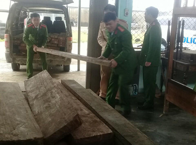 Công an huyện Minh Hóa liên tiếp bắt giữ các vụ vi phạm pháp luật