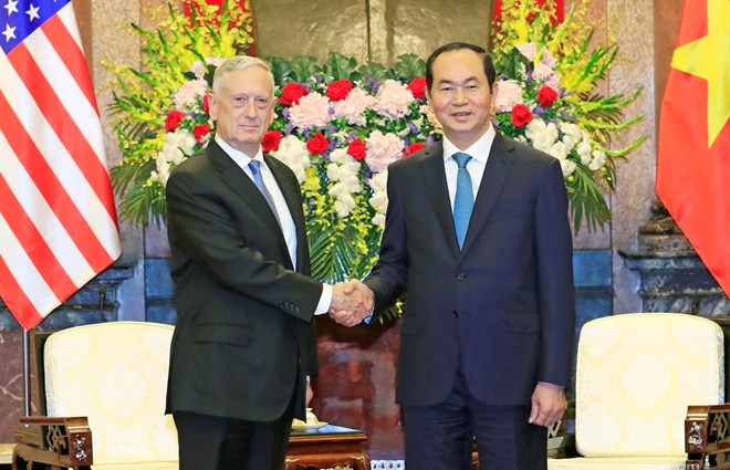 Chủ tịch nước: Đề nghị Hoa Kỳ chuyển giao tàu tuần tra trong năm 2019
