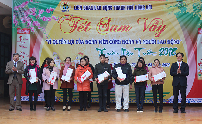 LĐLĐ TP. Đồng Hới tổ chức "Tết sum vầy" năm 2018