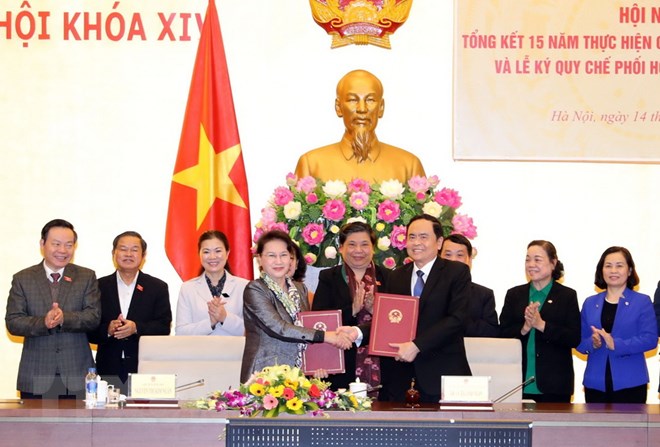 Nâng cao chất lượng phối hợp công tác Quốc hội và Mặt trận Tổ quốc