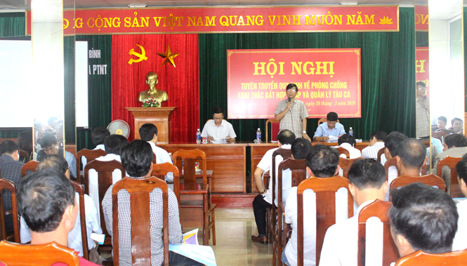 Tuyên truyền quy định về phòng, chống khai thác bất hợp pháp và quản lý tàu cá