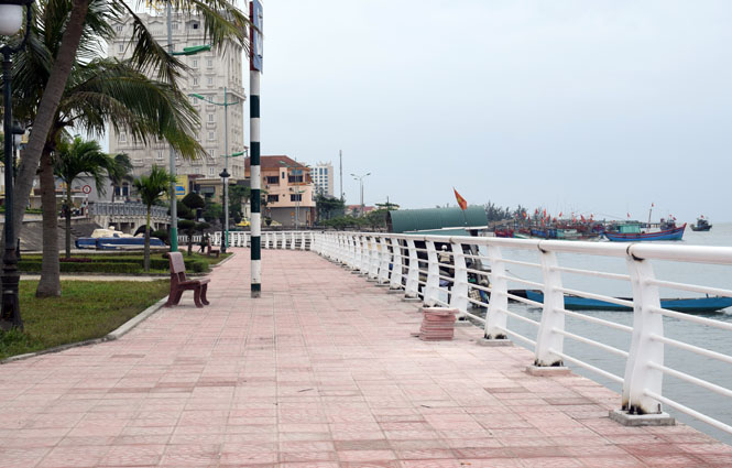 Hệ thống lan can công viên Nhật Lệ sẽ đưa vào sử dụng trong mùa du lịch năm 2018