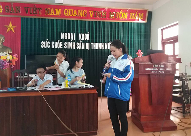 Nỗ lực đưa công tác dân số vào trường học