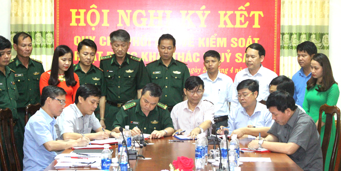 Ký kết quy chế phối hợp về kiểm soát hoạt động khai thác thủy sản