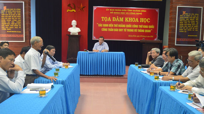 Tọa đàm khoa học xác định đền thờ Đào Duy Từ trong Võ Thắng Quan