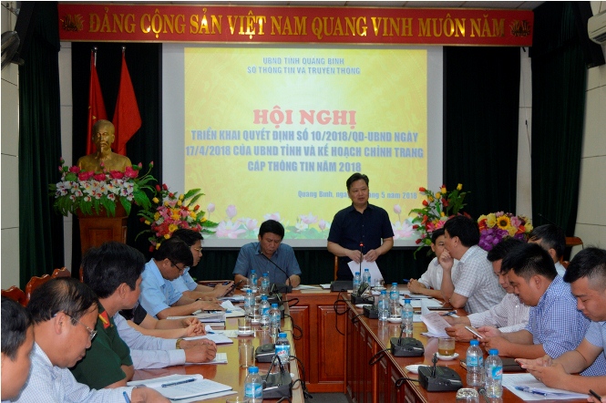 Triển khai thực hiện Quyết định số 10-2018 của UBND tỉnh về quản lý cáp thông tin treo trên địa bàn