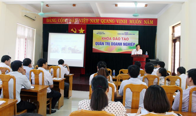 Tổ chức khóa đào tạo quản trị doanh nghiệp