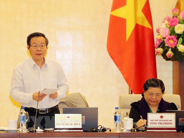 Ủy ban Thường vụ Quốc hội cho ý kiến về quyết toán ngân sách Nhà nước 2016