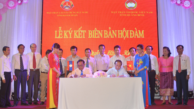 Mặt trận Quảng Bình-Khăm Muộn, thắm tình đoàn kết, keo sơn