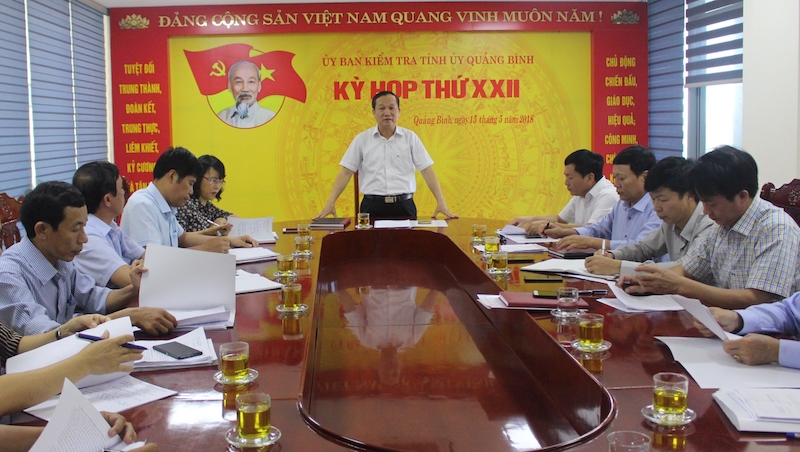 Uỷ ban Kiểm tra Tỉnh uỷ: Xem xét, thi hành kỷ luật và giải quyết tố cáo đối với cán bộ
