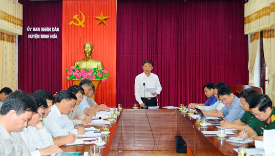 Tập trung hỗ trợ huyện Minh Hóa phát triển kinh tế-xã hội