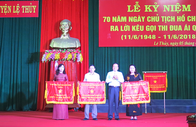 Lệ Thủy: Kỷ niệm 70 năm ngày Chủ tịch Hồ Chí Minh ra Lời kêu gọi thi đua ái quốc