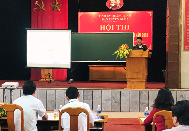 Khai mạc hội thi giảng viên lý luận chính trị giỏi năm 2018