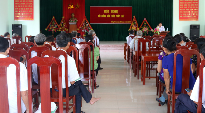 Củng cố và nâng cao các tiêu chí về chuẩn tiếp cận pháp luật