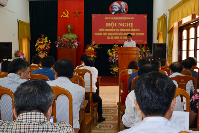Đảng ủy Khối Doanh nghiệp tỉnh: Tập trung lãnh đạo doanh nghiệp đẩy mạnh sản xuất, kinh doanh